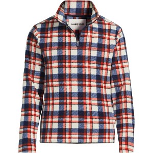 Lands' End Men's Anyweather Fleece Quarter Zip Pullover - 1 of 2
