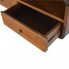 Floating Chestnut Open Console - image 2 of 4