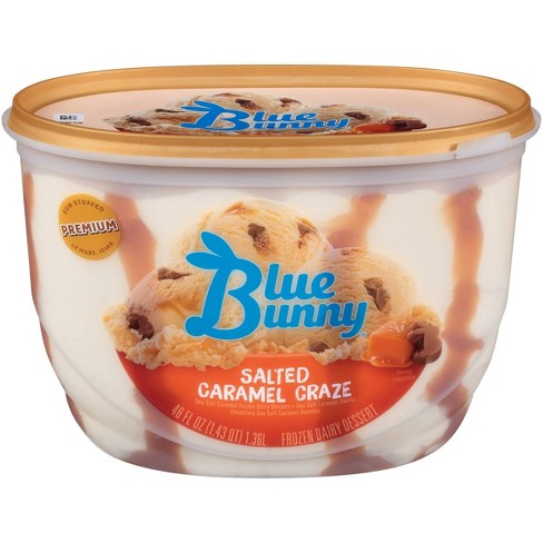 Blue Bunny Salted Caramel Craze Ice Cream - 46 Fl Oz : Target