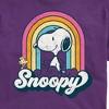 Men's - Peanuts - Snoopy Rainbow Clouds Short Sleeve Graphic T-Shirt - 2 of 4
