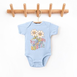 The Juniper Shop Twinning With Bestie Baby Bodysuit - 1 of 2