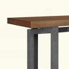 KIGFTSOD 59" Narrow Console Table - MDF Entryway Sofa Table for Hallway, Living Room, Foyer with Space-Saving Design - 3 of 4