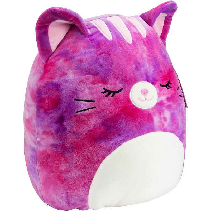 Squishmallows 14" Caeli The Pink Tie Dyed Cat - Official Kellytoy Plush- Soft and Squishy Plush Toy - Great Gift for Kids, 3 of 4