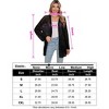 Coolmee Women Crochet Lightweight Cardigan Open Front Long Sleeve Below Hip Hollow Out Cardigans - 4 of 4
