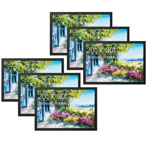 Golden State Art Poster MDF Picture Frame 0.59 Inch Thickness - Size of 16x20, 18x24, 20x30- Pack of 6 - 1 of 4
