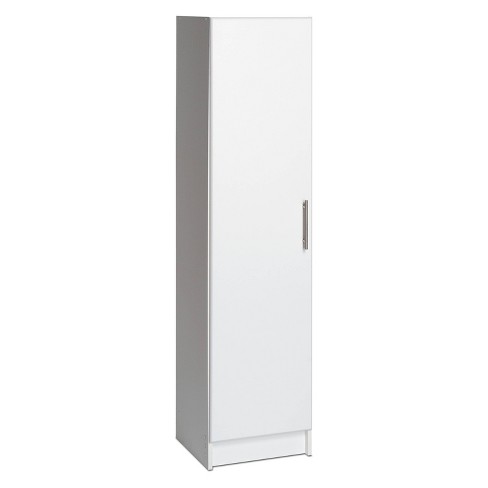 Narrow White Storage Cabinet