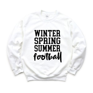 Simply Sage Market Winter Spring Summer Football Sweatshirt - 1 of 4