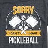 Men's - Instant Message - Sorry I Can't I Have Pickleball Short Sleeve Graphic T-Shirt - 2 of 4