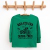 Rad Kid Era Causing Chaos - Toddler Long Sleeve Graphic Tee and Youth Long Sleeve Graphic T-Shirt - 2 of 3