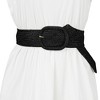 Allegra K Women's Chunky Buckle Braided Woven Wide Dress Waist Belts 58-84cm/22.83-33.07" - 4 of 4