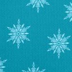 dark turq snowflakes