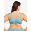 Leading Lady Women's The Marlene - Silky Front-Closure Comfort Bra (151) Sea Glass Blue 52B/C/D - 2 of 4