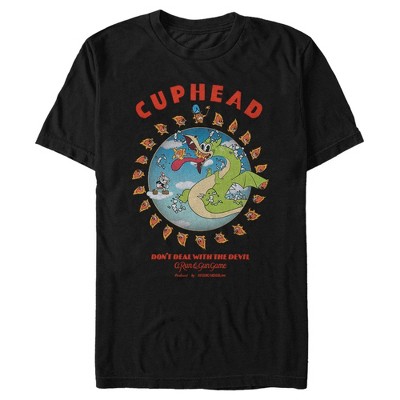 Boy's Cuphead Grim Matchstick in Fiery Frolic Poster Graphic Tee