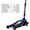VisioGear 2.5 Ton Low Profile Floor Jack, Racing Floor Jack with Dual Pistons Quick Lift Pump, Hydraulic Floor Jack Lifting, Black&Blue, - 3 of 4