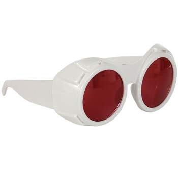 HalloweenCostumes.com   Hyper Vision Goggles White/Red, Multicolored