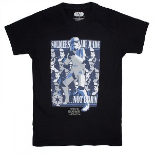 Kids Star Wars Stormtroopers Soldiers are Made Not Born T-Shirt - 1 of 2