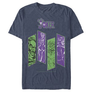 Men's Batman Joker Classic Villain Panels T-Shirt - 1 of 4