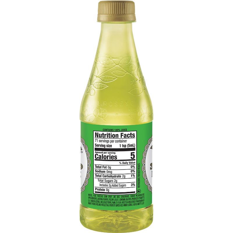 Rose's Sweetened Lime Juice - 12 fl oz Bottle, 4 of 7