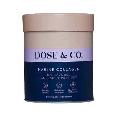 Photo 1 of Dose &#38; Co. Marine Unflavored Collagen Peptides Powder - 7.05oz