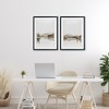 Stupell Industries Softly Flowing Landscape 2pc Framed Print Under Glass Set - 2 of 4