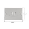 Unique Bargains Mini Pearlescent Paper Heart Shaped Clasp Envelopes 12 Pcs - 2 of 4