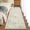 Washable Vintage Rug – Non-Slip, Distressed Area Rug for Living Room, Bedroom, Office - 3 of 4