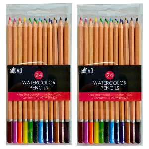 Duomo Editores Fine Arts: Premium 48 Piece Watercolor Pencils Kit - 1 of 4