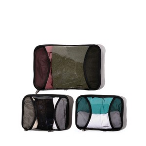 baggallini 2 Medium / 1 Large Compression Packing Cubes Travel Set - 1 of 4