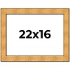 PosterPalooza | Embellished Gold Picture Frame - UV Acrylic, Backing Board, Hanging Hardware Included - 2 of 4