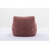 PAGED Classic Teddy Fabric Bean Bag Chair, Ergonomic Lazy Sofa with Memory Foam, Comfy Chair for Living Room, Bedroom - 3 of 4