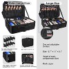 Fmeida Extra Large Makeup Case Travel Makeup Train Case Professional Makeup Artist Bag Portable Nail Organizer Box Art Supply Case with Adjustable - 2 of 4