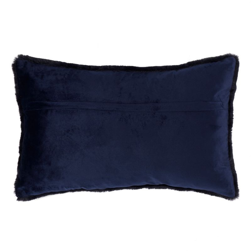 Saro Lifestyle Ultra Soft Faux Fur  Decorative Pillow Cover, 2 of 3