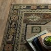 Oriental Weavers Andorra 2442D Grey/ Green Indoor Area Rug - 2'6" x 12' - 3 of 4