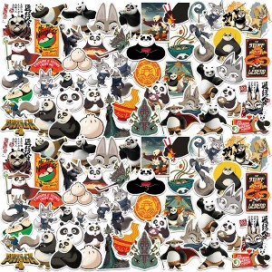 Kung Fu Panda 4100ct Vinyl Large Deluxe Stickers Variety Pack - 1 of 4