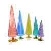 Cody Foster 18.0 Inch Jewel Tone Iridescent Trees Easter Village Decorate Decor Mantle Tree Sculptures - 2 of 3