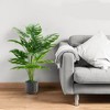 Aoibox Artificial Monstera Faux Plants Indoor for Living Room Home House Decor, Realistic Fake Plants Tall - 4 of 4