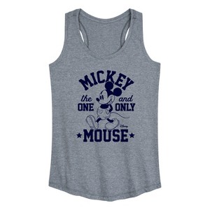 Women's - Disney - The One and Only Mickey Graphic Racerback Tank - 1 of 4