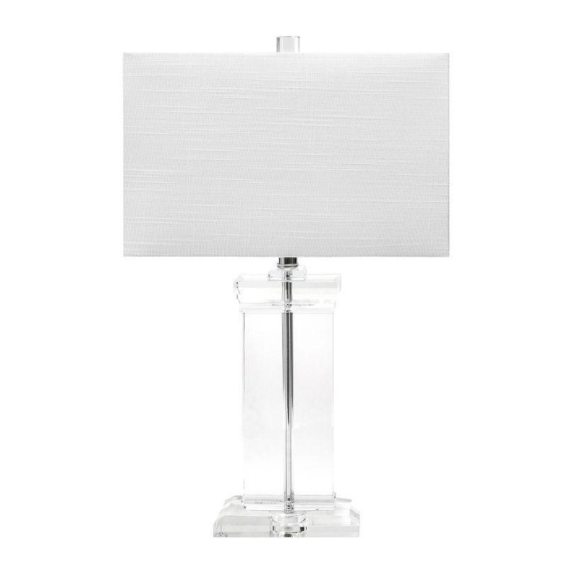 nuLOOM Toledo 25" Crystal Table Lamp Lighting - Clear 25" H x 9" W x 15" D, 1 of 8