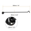 Unique Bargains 201 Stainless Steel Cabin Eye Latch Gate Door Swivel Hook with Mounting Screws 2 Pcs - 3 of 4