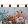 Manual Woodworkers and Weavers Snow Day Tapestry Wall Hanging, 36W x 26L Inches, Woven Winter Scene Wall Art for Rustic or Seasonal Decor - 2 of 3
