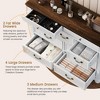Farmhouse 9 Drawers Dresser for Bedroom, 47" Wide Wood Rustic Chest of 9 Drawers with Metal Handles, Vintage Design - 4 of 4
