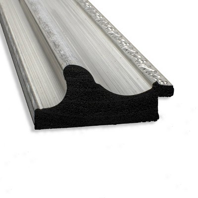 Parlor Silver Rectangular Beveled Bathroom Vanity Mirror