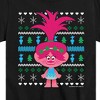 Boys' - Trolls - Poppy Ugly Christmas Sweater Pattern Short Sleeve Graphic T-Shirt - 2 of 4