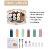 Narwey Striped Makeup Bag Travel Cosmetic Bag Organizer Toiletry Bag Make Up Bags - 3 of 3