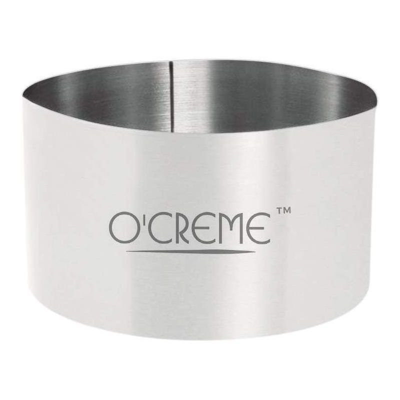 O'Creme Round Cake Ring Stainless Steel, 1 of 3