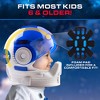 NASA Astronaut Helmet Halloween Costume Accessory for Kids - Wearable Space Helmet with Foam Padding, Sticker Sheet & Learning Guide - 4 of 4
