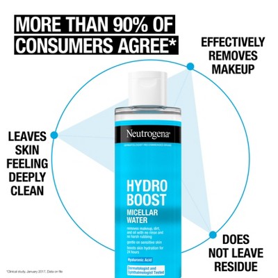Neutrogena Hydro Boost Triple Micellar Water Face Cleanser with Hyaluronic Acid - 13.5 fl oz