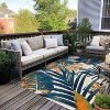 World Rug Gallery Floral Leaves Indoor/Outdoor Area Rug - 2 of 4