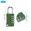 Unique Bargains Locker Luggage Bike 4 Digit Combination Lock with Security Cable Set - 2 of 4