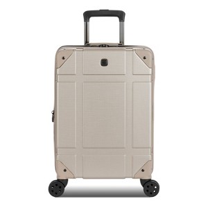 SwissGear Vintage Trunk II Hardside Carry-On Spinner - Sand - 1 of 4